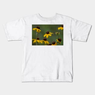 Yellow Wildflower Dancers Kids T-Shirt